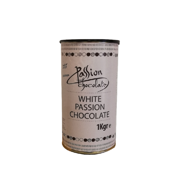 ΣΟΚΟΛΑΤΑ "PASSION" ΛΕΥΚΗ 1Kgr (35% white chocolate)
