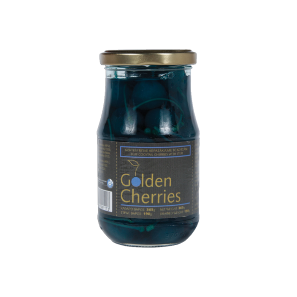 MARASCHINO "GOLDEN CHERRIES" 365gr (blue)