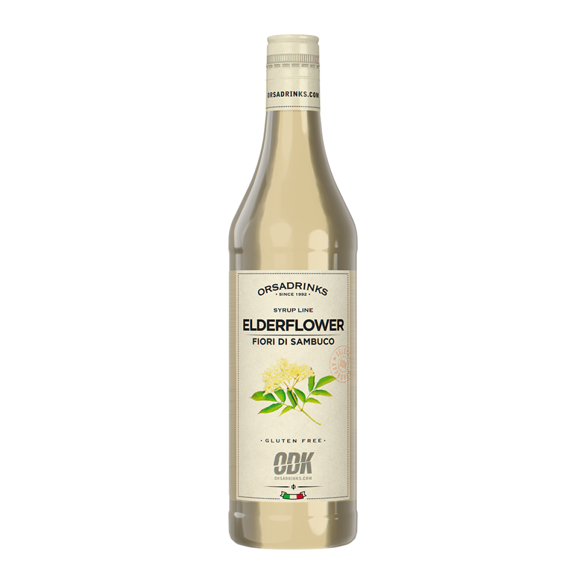 SYRUP "ODK" ELDERFLOWER 750ml