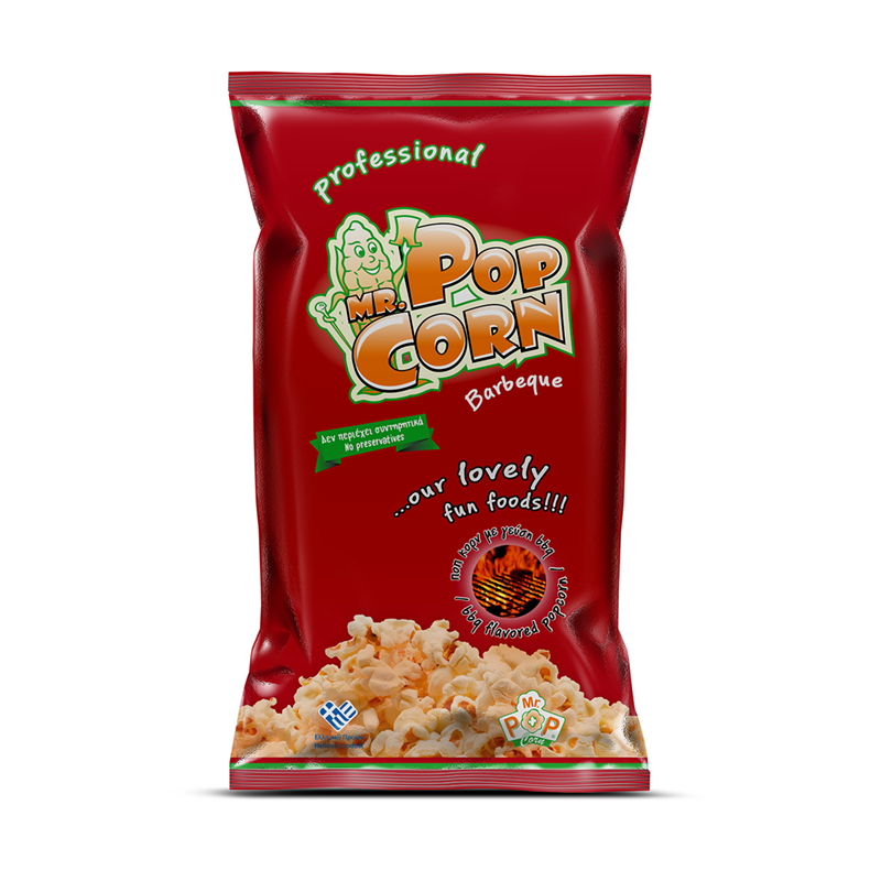 28-015.png ΠΟΠ ΚΟΡΝ "MR. POP CORN" BBQ 6 x 250gr - Image 1