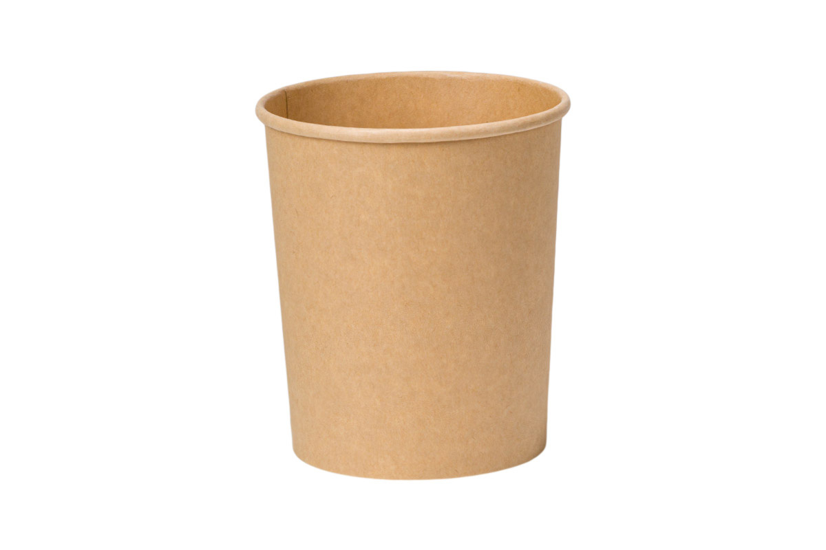 31-019.jpg ΣΚΕΥΟΣ KRAFT ΣΤΡΟΓΓΥΛΟ ΣΟΥΠΑΣ 975ml (11,5 x 9,3 x 13) (20 x 25pcs) - Image 1