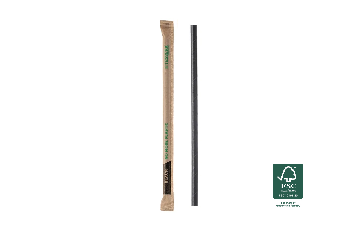 33-003.jpg ΧΑΡΤΙΝΑ ΚΑΛΑΜΑΚΙΑ KRAFT JUMBO 21cm (10 x 500pcs) - Image 1