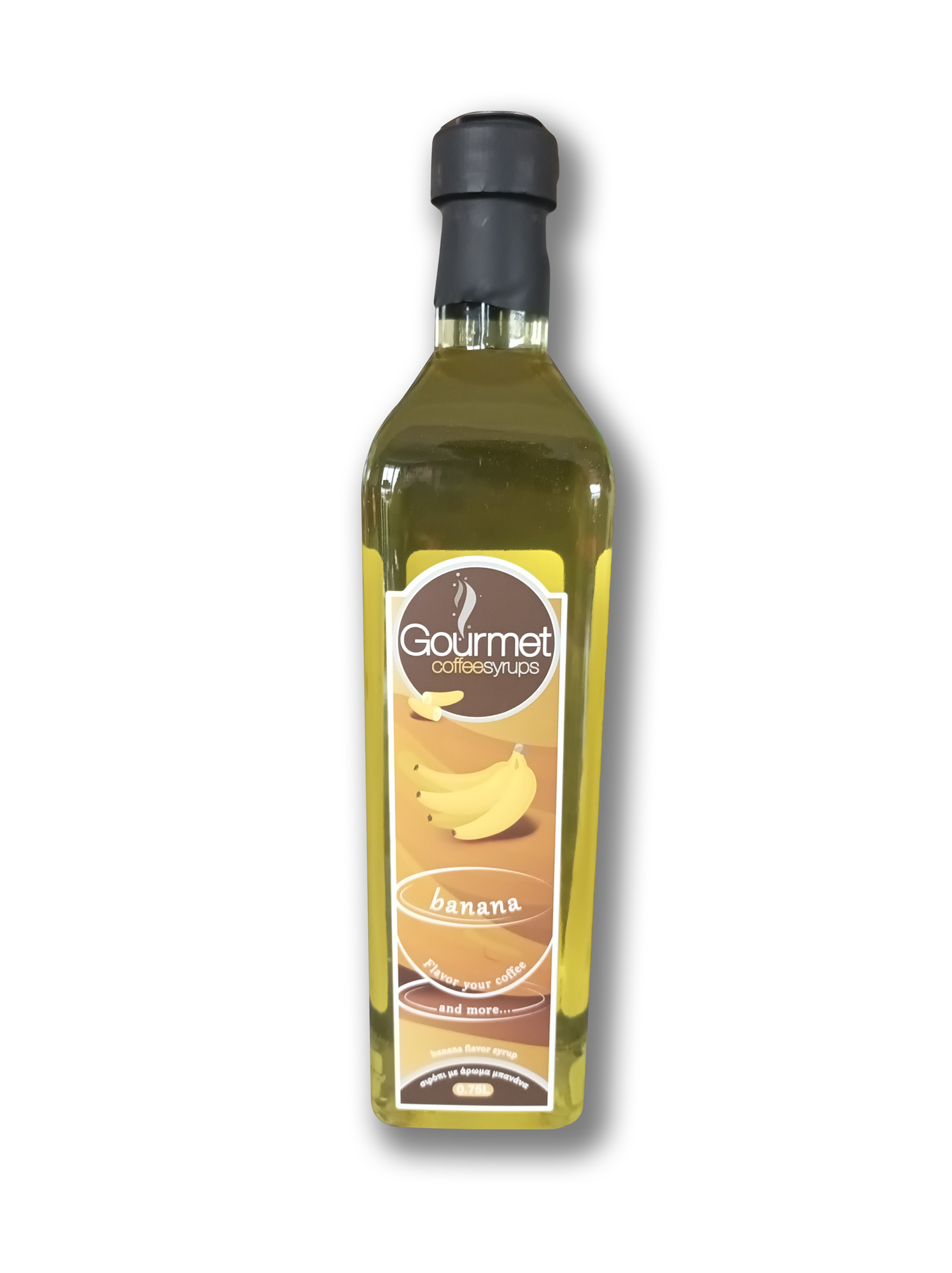 Banana.jpg ΣΙΡΟΠΙ ΚΑΦΕ "GOURMET" 750ml Banana - Image 1