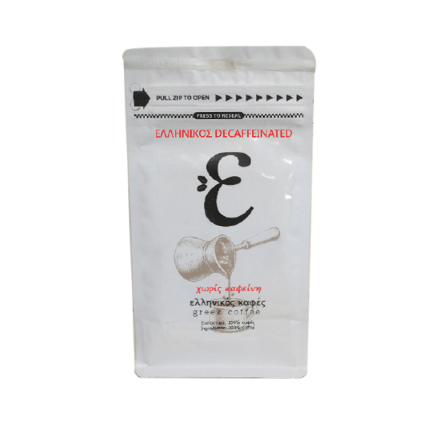 ELLINIKOS-DECAF-250GR-1.png ΕΛΛΗΝΙΚΟΣ ΚΑΦΕΣ "e" 200gr DECAFFEINATED - Image 1
